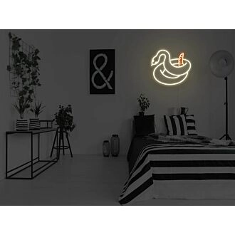 Klapperschlange Neonschild