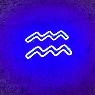 Wassermann-Zodiac-Neonschild