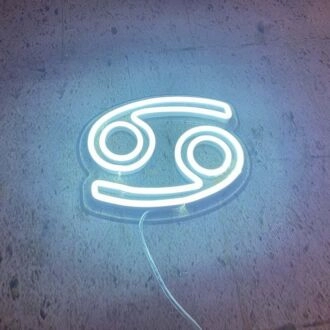 Krebs Sternzeichen Neonschild