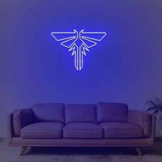 Auf der Suche nach dem Licht Neonschild