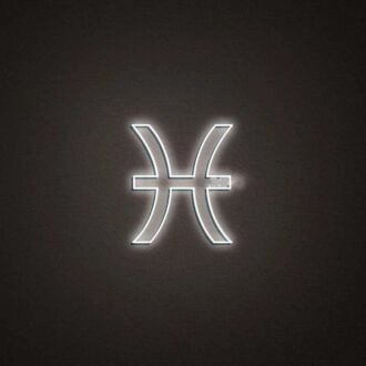 Pisces Zodiac Neon Sign