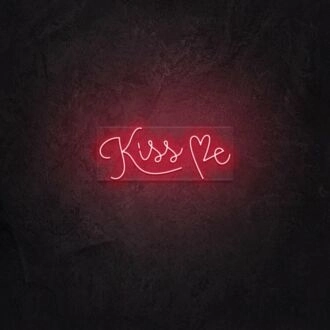 Kiss Me LED Neon Sign