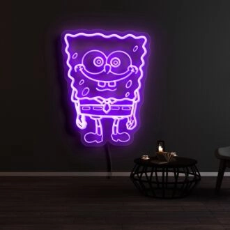 Spongebob-Lächeln Neonschild