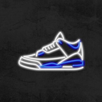 Aj3 Blaues Neonschild