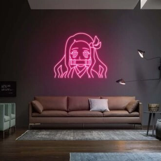 Anime Girl Neon Sign