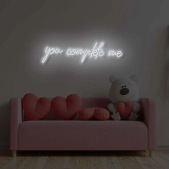 You Complete Me LED Neon Sign