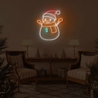 Snowman LED Sign