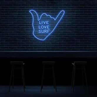 Live Love Surf Neon Sign
