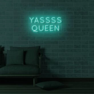 Yassss Queen LED Neon Sign