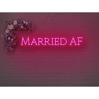 Married AF Neon Sign