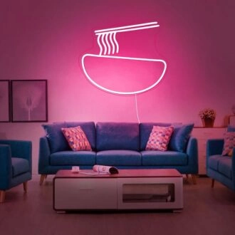 Nudeln Neonzeichen
