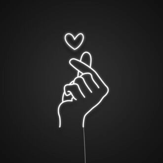 Fingerherz-Neonschild