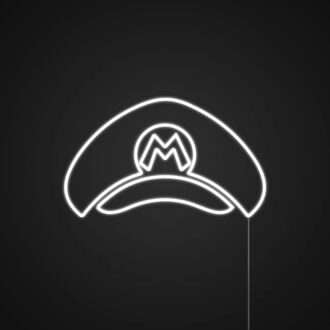 Mario-Hut-Neonschild