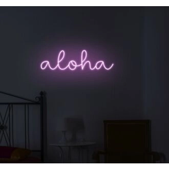 Aloha Neon Sign