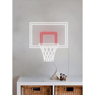 Basketballkorb-Neonschild