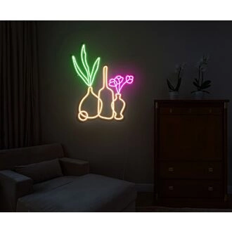 Vases Neon Sign