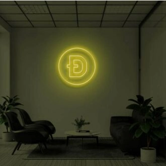 DOGE COIN" LED Neon Sign