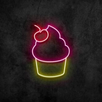 Cupcake-Neonschild