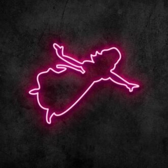 Flieg weg Neonschild