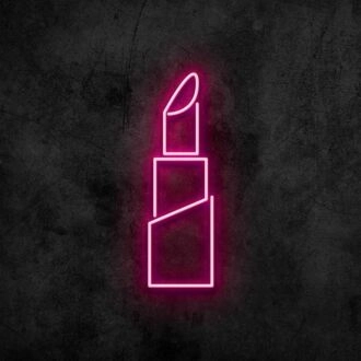 Lippenstift-Neonschild