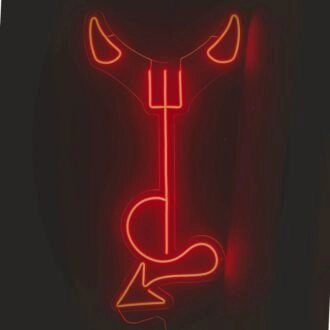 Kleines Teufel-Neonschild