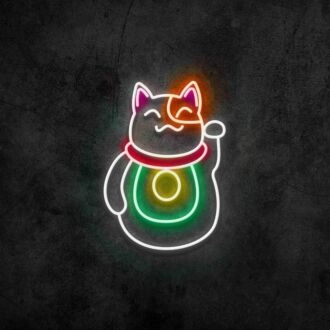 Maneki-Neko-Neonschild