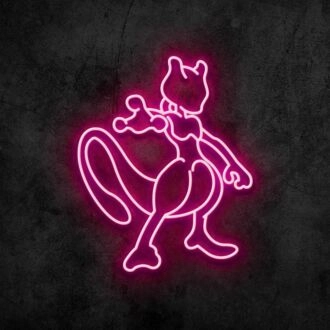 Mewtwo-Neonschild