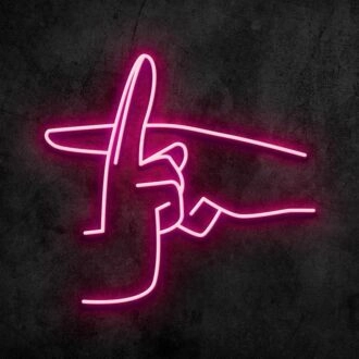 Ninja-Hände-Neonschild