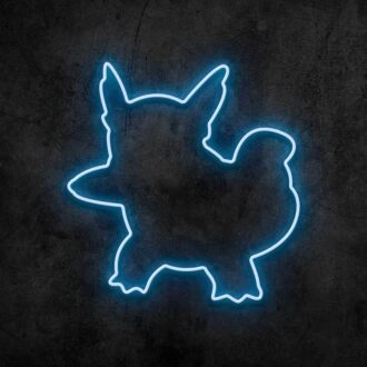 Wartortle Neonschild