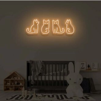KITTENS LED Neon Sign