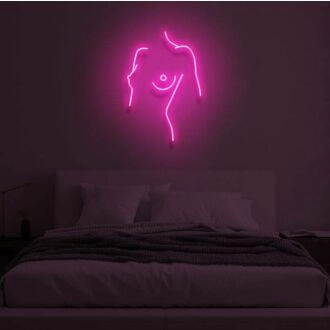 WOMAN BODY" LED Neon Sign