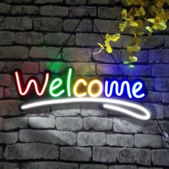 Welcome Neon Sign