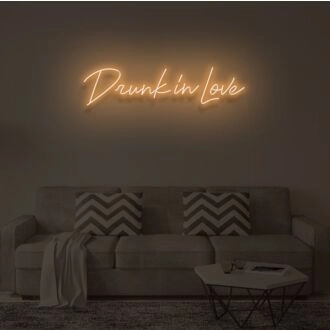 DRUNK IN LOVE" LED Neon Sign