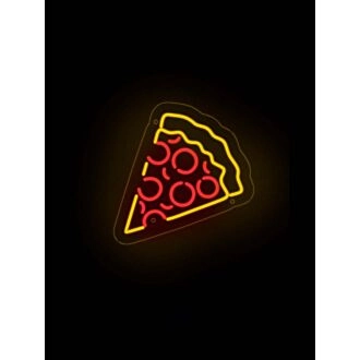 Pizza For Kitchen Fast Food Neon Sign
