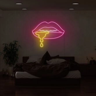 Aesthetic Drool Neon Sign