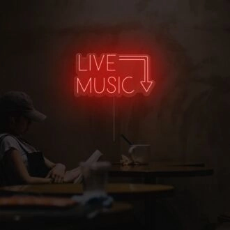 Live Music Neon Sign