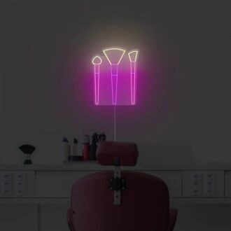 Makeup Brush Neon Sign