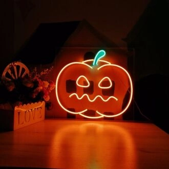 Pumpkin Halloween Led Light Sign
