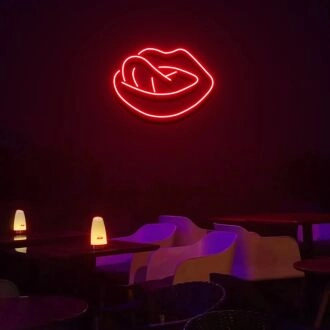 Sugar Lip Neon Sign Lights Night Lamp Led Neon Sign Light For Home Party