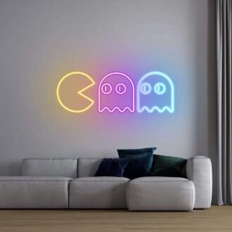 PacMan Neon-Schild