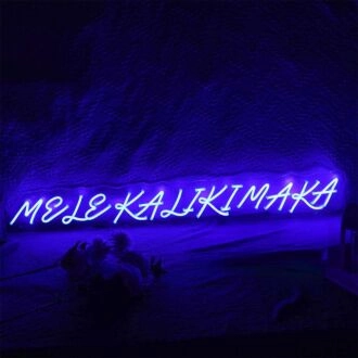 Melekalikimaka Neon Sign