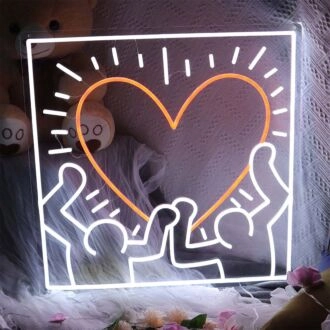 Radiant Heart Neon Sign