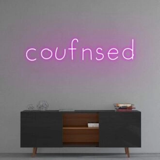 Confused' Neon Sign