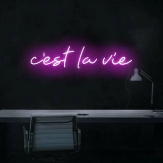 C'est La Vie' Neon Sign