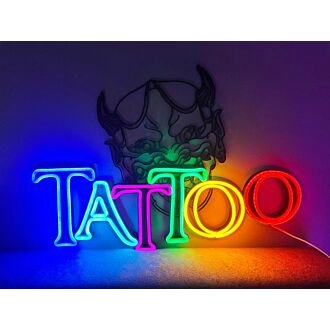 TATTOO Colorfull Neon Sign