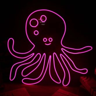Octopus Neon Sign
