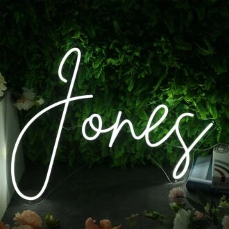 Tones White Neon Sign