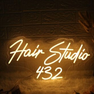 Hair Studio 432 Neon Sign
