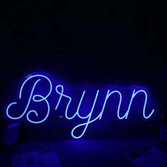 Bnynn Blue Neon Sign