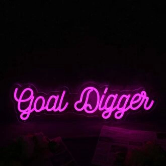 Goal Diggen Pink Neon Sign